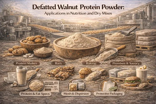 Defatted Almond Protein Powder for Nutrition Systems: Formulation and Handling - Almond Industrial Applications — Atlas Global Trading Co.