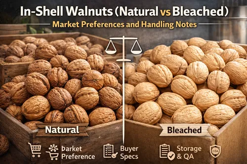 In-Shell Walnuts (Natural vs Bleached): Market Preferences and Handling Notes - Walnut Industrial Applications — Atlas Global Trading Co.